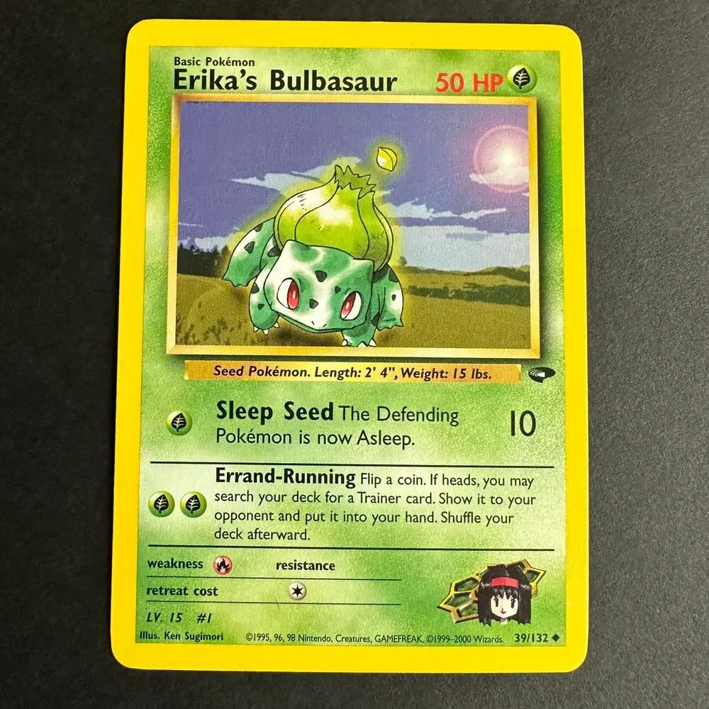 Pokemon TCG Erika's Bulbasaur Gym Challenge (G2) 039/132 Uncommon Normal NM/LP